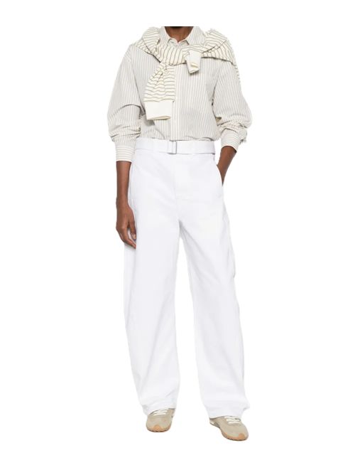 LEMAIREbelted jeans Lemaire | PA326 LD1070WH086 MILK